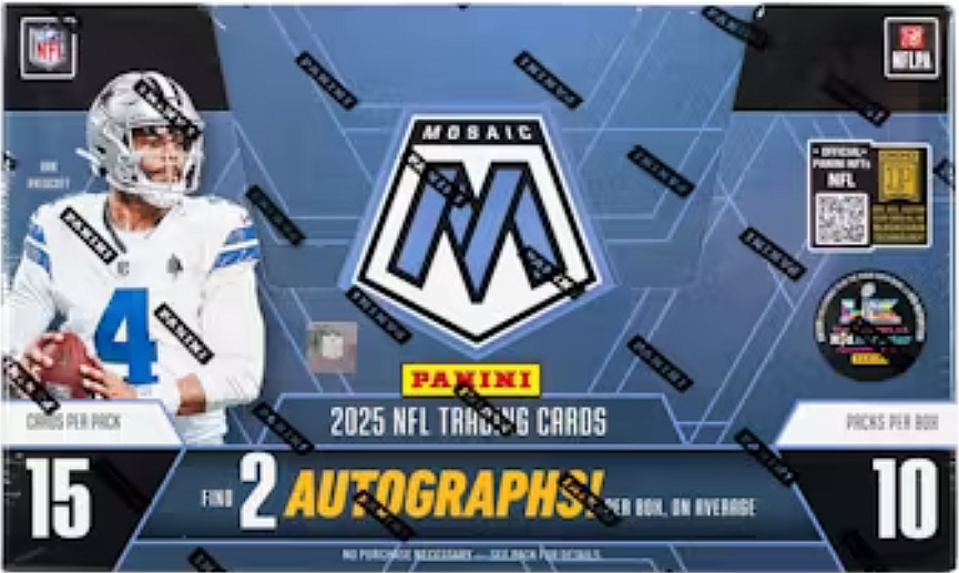 Buy 2025 Panini Mosaic Football Hobby Box