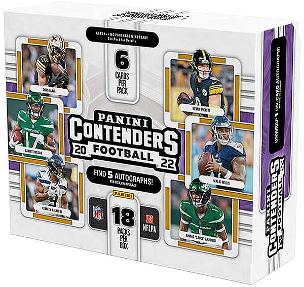 2022 Panini Contenders Football Hobby Box