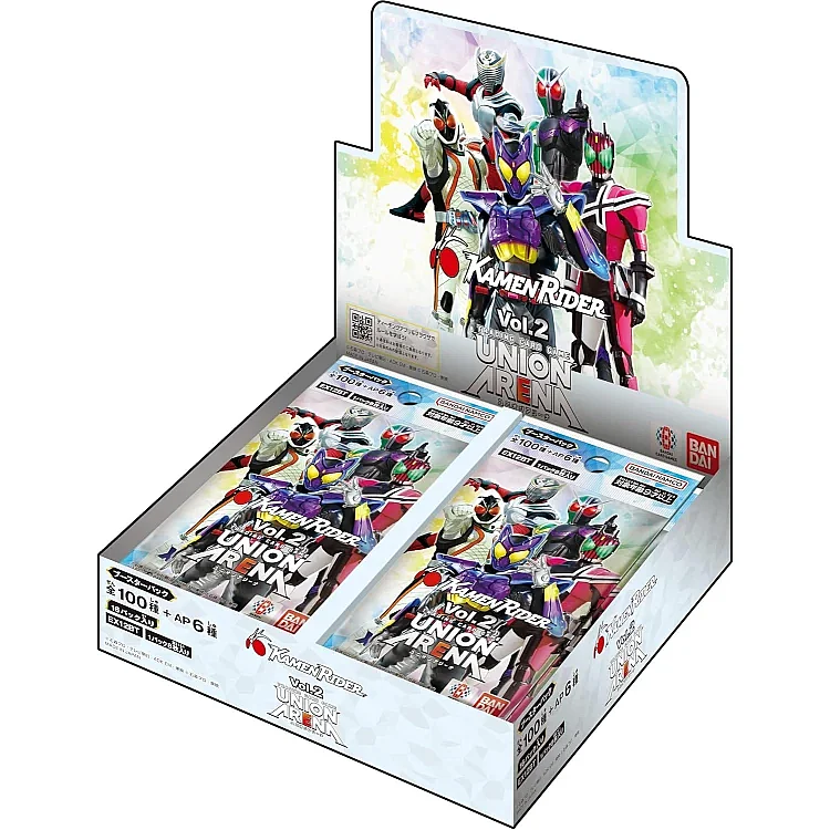 Union Arena Kamen Rider Vol.2 EX12BT – Sealed Case (16 Boxes) Japanese Trading Card